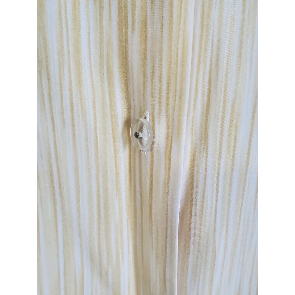 Vintage Exit Shop Women Medium 100% Silk Button D… - image 4